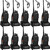 Ansoko Walkie talkies 10 Pack Long Range Rechargeable 2 Way Radio UHF 16-Channel with Earpiece Li-ion Battery and Charger (Pack of 10)