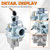 TTR125 Carburetor Kit for Yamaha TTR125 TTR125E TTR125L TTR125LE 2000-2007