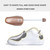EchoDone 10 Pairs Plastic Shoe Tree Stretcher Shaper for Men Brown Color（Spring Coil Design）
