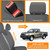 Kistrba Knitted Truck Seat Cover Compatible with 2005-2014 Toyota Tacoma, Front Bench Seat Cover with Large Notched, Charcoal
