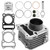 ZUDKSUY 57MM 125cc Cylinder Piston Ring Gasket Kit, Replacement for Suzuki DR-Z125 DRZ125 1994-2021, Replacement for Kawasaki KLX125 KLX 125 2003-2006