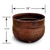 Liberty Garden 1901 Rustic Garden Hose Pot, Holds 100-Feet of 5/8-Inch, Bronze