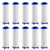 10Pcs Shower Head Filter Drivese, 3.3 Inch Ion Shower Drops Head Filter PP Cotton Replacement Cartridge, Water Filter Core Cotton For Handheld Showerheads.