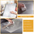 Stainless Steel Cutting Board with Lip, Extra Large Stove Top Chopping Board Pastry Board Kneading Board Noodle Boards 32”x 20” with Rolling Pin