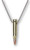 Remington 223 Bullet Polished Pendant Necklace with 30 Inch Official Military Stainless Steel Dog Tag Chain