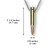 Remington 223 Bullet Polished Pendant Necklace with 30 Inch Official Military Stainless Steel Dog Tag Chain