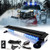 FOXCID Wireless Remote Control 26'' LED Rooftop Double Side Emergency Hazard Strobe Light Bar w/Magnetic Base，Rechargeable Plug for Safety Construction Vehicles Trucks Pickup Snowplow, White Blue Mix