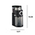 KRUPS Precision Burr Coffee Grinder: 12 Settings, 8 oz Capacity for Drip, French Press, Espresso, Pour Over, Cold Brew - Stainless Steel, 110W, Auto-Stop, Easy Clean - Coffee Grinders for Home Use