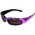Birdz Eyewear Chill Women's Padded Motorcycle Sunglasses Purple Frames with Super Dark Lenses