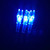 KEAUP G/4.2mm Lighted Nocks for Arrows with .165".204" Inside Diameter 3PCS with X Bushings,Screwdriver Included (Blue)