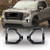 labwork Front Bumper Fog Light Outer Bezel Cover Black Replacement for 2019-2021 Sierra Denali SLT AT4 Driver & Passenger Side