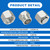 ANCIMOON 72PCS ORFS Flat Face Seal Cap and Plug Kit, Hydraulic Flat Face Fittings For Hose, 36PCS O-Ring Replacement