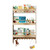 Treocho Kids Bookshelf, Wall Mounted 3-Tier Book Shelf, Kids Bookshelf and Toy Storage for Bedroom, Living Room and Nursery, Natural