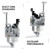 RY903600 Carburetor Fits for Ryobi 3600 4500 Watt Inverter Generator 212cc Carb Replace Homelite 16100-Z300410-0099 DP242852