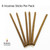 SOUL STICKS Maya Palo Santo Incense Sticks Cleansing Smudge Sticks | 6 Sticks Per Pack Made in Peru (Palo Santo with Sandalwood)