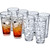 Amazing Abby - Iceberg - 24-Ounce Plastic Tumblers (Set of 8), Clear High-Balls, Stackable, BPA-Free, Shatter-Proof, Dishwasher-Safe
