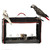 Colorday Lightweight Bird Carrier for Travelers, Bird Travel Cage with Parrot Feeder Cups & Standing Perch and Tracy (Large 19 x 12 x 13 inch, Black)