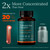 Potent Turkesterone Supplement, 2X Pure (Made in USA - 3rd Party Tested) Most Bioavailable and Natural Test Support Supplement, Supports Energy Lean Muscle Health, Recovery and Stamina, Vegan (60ct)
