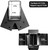 ABUSA Heavy Duty Swing Sets Brackets Including 2 Black A-Frame Swing Set Brackets and 4 Swing Hangers for Playground Equipment Mounting Parts Hardware Included (Black New Edition)