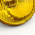 Octane Lighting 5-3/4" OEM Retro Yellow Stock Style Glass Metal Low/High Beam Headlight 55/60w Halogen Super White H4 Light Bulb Headlamp Pair (Yellow Stock OEM Style, 5.75")