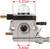 BXparts Carburetor for Echo Mantis 2 Cycle 7222 7225 7920 7924 7230 7234 7240 Tillers Cultivator TC-210 TC-210i TC-2100 SV-5C/2 SV-4B SV-4/B A021001092 C1U-K17 C1U-K27B