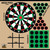 Morrell Yellow Jacket MOD Pro Games Wrap with Tic Tac Toe, Archery Pong, Connect 3, and Dart Board Bullseye for Archery Target, Tan