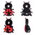 Baby Head Back Protector Backpack Toddler Safety Protector Cushion Pad Soft, Adjustable and Lightweight Design for Safe Walking and Crawling Toddlers Girls and Boys(Ladybug)