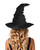 HOMELEX Witch Hat Halloween Adult Black Women's Large Witches Hat Costume Accessories for Party