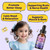 Kids Magnesium Liquid Drops-Magnesium Glycinate Liquid for Kids Supplement-w/L-theanine, Omega-3, Vitamin B6, D3 - for Sleep, Relaxation, Brain, Bones - Mango Flavor, 2 Fl Oz