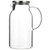 Karafu 95 Ounces/2.8 Liter Glass Pitcher with Lid, Wide Mouth Heat Resistant Water Jug for Hot/Cold Water, Ice tea and Juice Beverage
