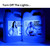 32oz Fluorescent Blue - Liquid Latex UV Black Light Body Paint