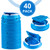 PHSZZ 40 Pack Vomit Bags Disposable, Leak Resistant Barf Bags, Portable Blue Vomit Bag, 1000 Ml Emesis Puke Throw Up Nausea Motion Sickness Bag for Car, Aircraft, Taxi