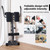 SogesPower Roman Chair Back Extension Machine, Hyperextension Bench for Hamstring,Adjustable and Foldable Exercise Equipment for Home Gym