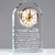 Ornalrist Happy 60th Birthday Glass Quartz Clock Gifts for Women, Men, Wife, Husband - 60th Birthday Gifts for Couple - 60 Year Old Birthday Keepsake Home Decoration