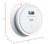 Interlinked Smoke Detector Carbon Monoxide Detector Combo, Wireless Interconnected Smoke and Carbon Monoxide Detector with LCD Display & Test/Silence Button,Replaceable Battery