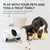Smart Pet Camera, GULIGULI Movable Companion Robot for Pets, Dog Treat Camera, 1080P Full HD WiFi Pet Camera with Phone App, Night Vision, 2-Way Audio, No Monthly Fee (2.4G WiFi ONLY)