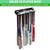 GoSports Baseball & Softball Bat Rack - Holds 16 Bats - Mount on Wall or Clip on Dugout Fence - Black