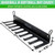 GoSports Baseball & Softball Bat Rack - Holds 16 Bats - Mount on Wall or Clip on Dugout Fence - Black