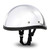 Daytona Helmets Novelty Bicycle Helmets for Men Classic Retro Skull Cap – Silver Chrome Helmet, Stylish & Comfortable, Non-Safety Eagle Headgear