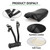 Passenger Pillion Seat with Passenger Footpeg Mount Kit - PSLER Motorcycle Rear Seat Foot Pegs for Vulcan S 650 VN650 2015-2025 Passenger Pillion Seat with Passenger Footpeg Mount Kit - PSLER Motorcycle Rear Seat Foot Pegs for Vulcan S 650 VN650 2015-2025