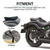 Passenger Pillion Seat with Passenger Footpeg Mount Kit - PSLER Motorcycle Rear Seat Foot Pegs for Vulcan S 650 VN650 2015-2025 Passenger Pillion Seat with Passenger Footpeg Mount Kit - PSLER Motorcycle Rear Seat Foot Pegs for Vulcan S 650 VN650 2015-2025