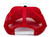 Booty Hunter Unisex-Adult Curved Bill One-Size Truckers Hat Red/White/Black