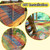 Toriexon Climbing Net 6.5' x 9.8', Double Layers Playground Safety Net for Kids, Multicolored Climbing Cargo Net for Tree House, Obstacle Training, Back Yard