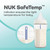NUK Perfect Match Fast Flow Soft Silicone Nipple with Anti-Colic Vent, 2 Pack, BPA Free