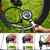 CycloSpirit Digital Bicycle Tire Inflator Gauge with Auto-Select Valve Type - Presta and Schrader Air Compressor Tool