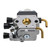 Bynor FS38 Carburetor Kit Fit For Stihl FS38 FS45 FS46 FS55 KM55 FS85 FS80 String Trimmer Weed Eater Parts W/Maintenance Kit Replaces 4137 120 0606 4137 120 0608 4137 120 0614 C1Q S97