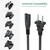 FITE ON AC Power Cord Compatible with rollingsurfer Under Desk Elliptical Machine