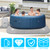 ZOMOFEW 1/2" Thickness 85IN Hot Tub Mat for Inflatable Tub,Hot Tub Pad Foundation, Upgraded Thickened Eva Foam Padding for Outdoor Hot Tubs (Square-Shaped)
