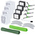 Cigacoal Replacement Parts Kit for iRobot Roomba Combo 10 Max,Combo j9+,Combo j7+/Plus Robot Vacuum Cleaner-2 Rubber Brushe+4 Side Brushe+6 HEPA Filter+4 Mop Pad+4 Dust Bag+1 Clean Tool
