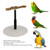Bird Perch Stand, Adjustable Height Parrot Training Perch Stand Portable Detachable Parrot Play Stand, Bird Play Stand for Indoor Outdoor Traveling